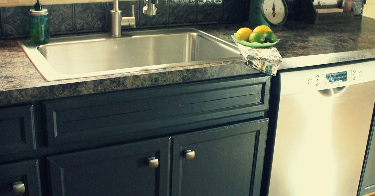 Painted Kitchen Cabinet Makeover REVEAL