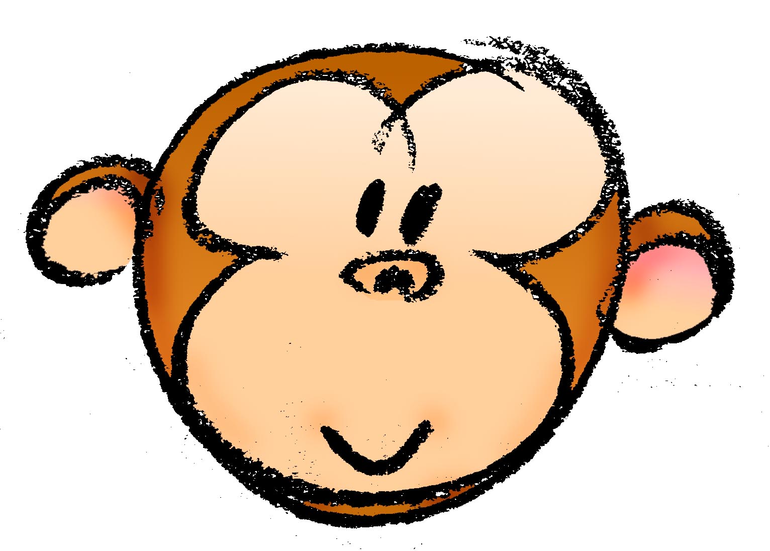 How to Draw a Cartoon Monkey Face: 14 Steps