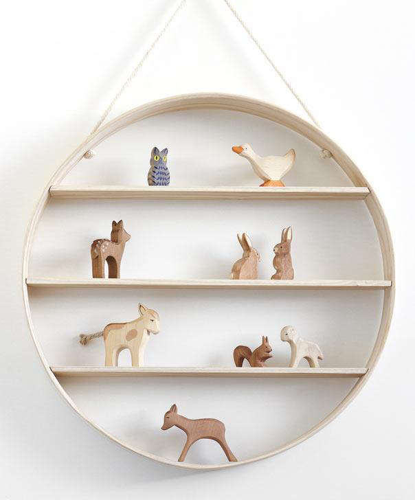 Circle Shelf Three Tier