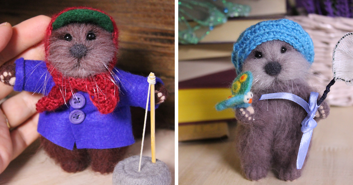 I Love Animals, Especially Otters, And That’s Why I Create Them From Wool (5 Pics)
