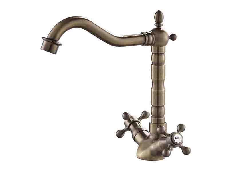 Britannia Antique Brass Classic Mono Sink Mixer