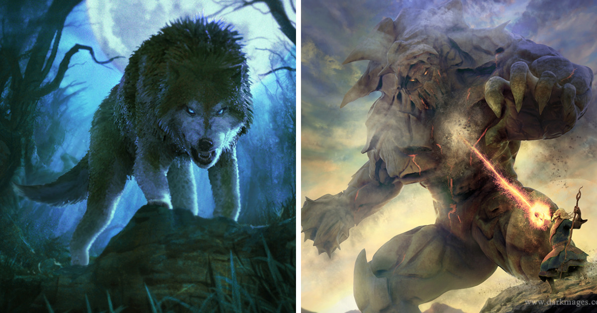 Great Illustrations From Dark Mages Card Game