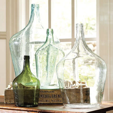 Found Oversized Wine Bottles