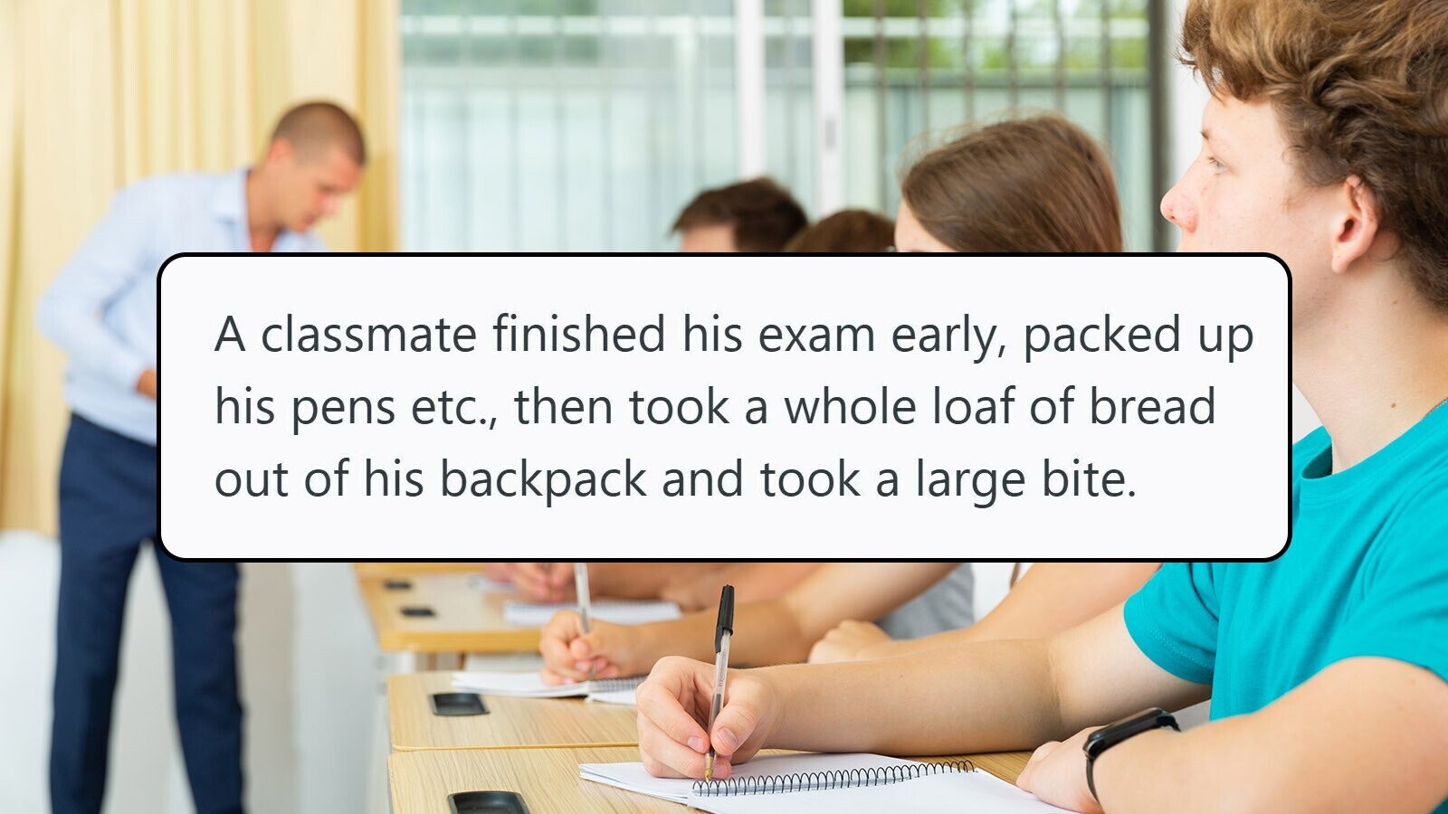 30 of the Craziest Things Students Saw While Taking An Exam