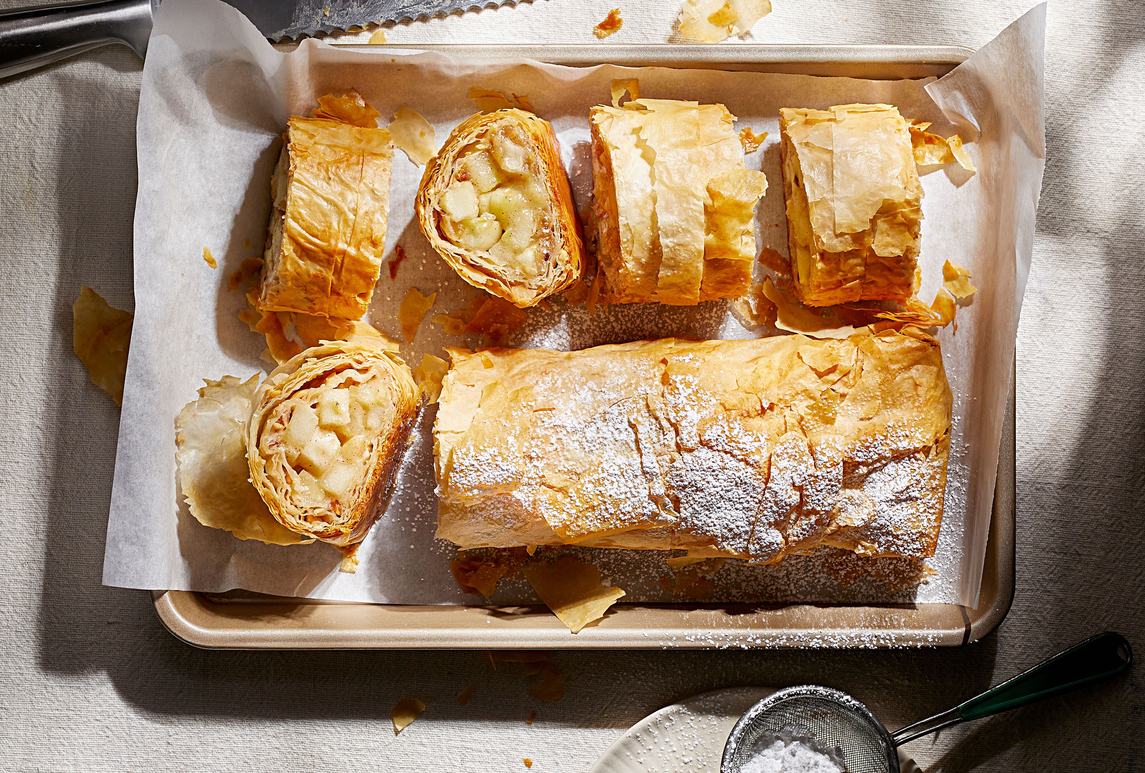 Ginger-Apple Strudel Recipe