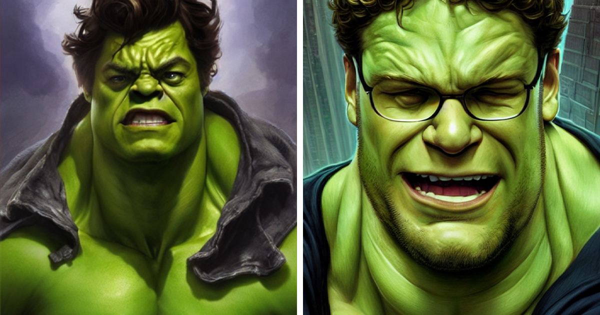 I Turned 40 Celebrities Into Their “Hulk” Versions Using AI