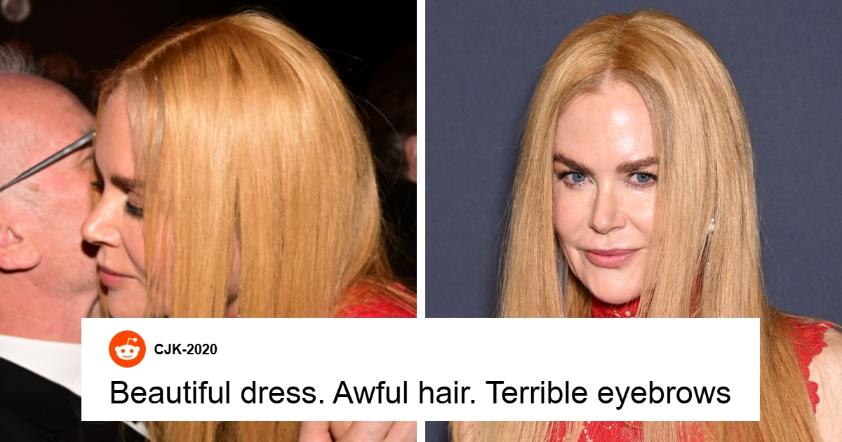 Nicole Kidman Suffers Wig Blunder As She Exposes "Topper" On The Red Carpet At Cannes
