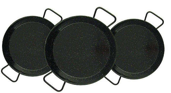 Enameled Paella Pans