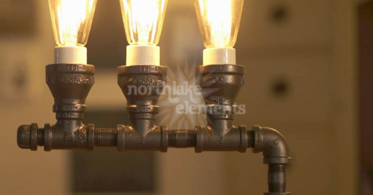 Reclaimed Wood Industrial Lighting