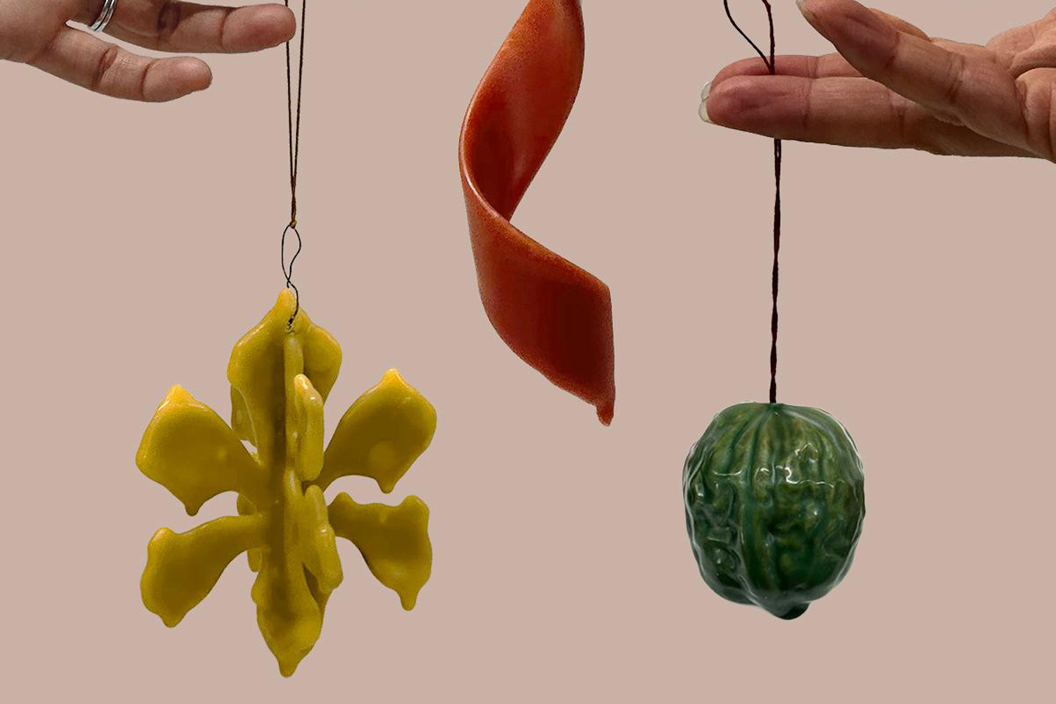 DIY: Wax-Dipped Holiday Ornaments with Wax Atelier