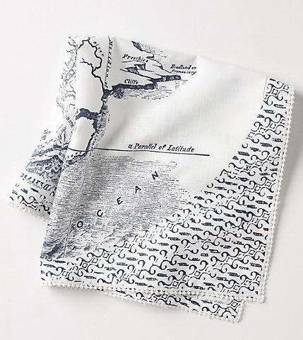Fabrics and Linens: Topography Primer Napkin