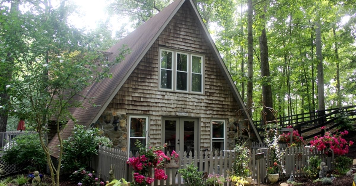 French Country A-frame Cottage