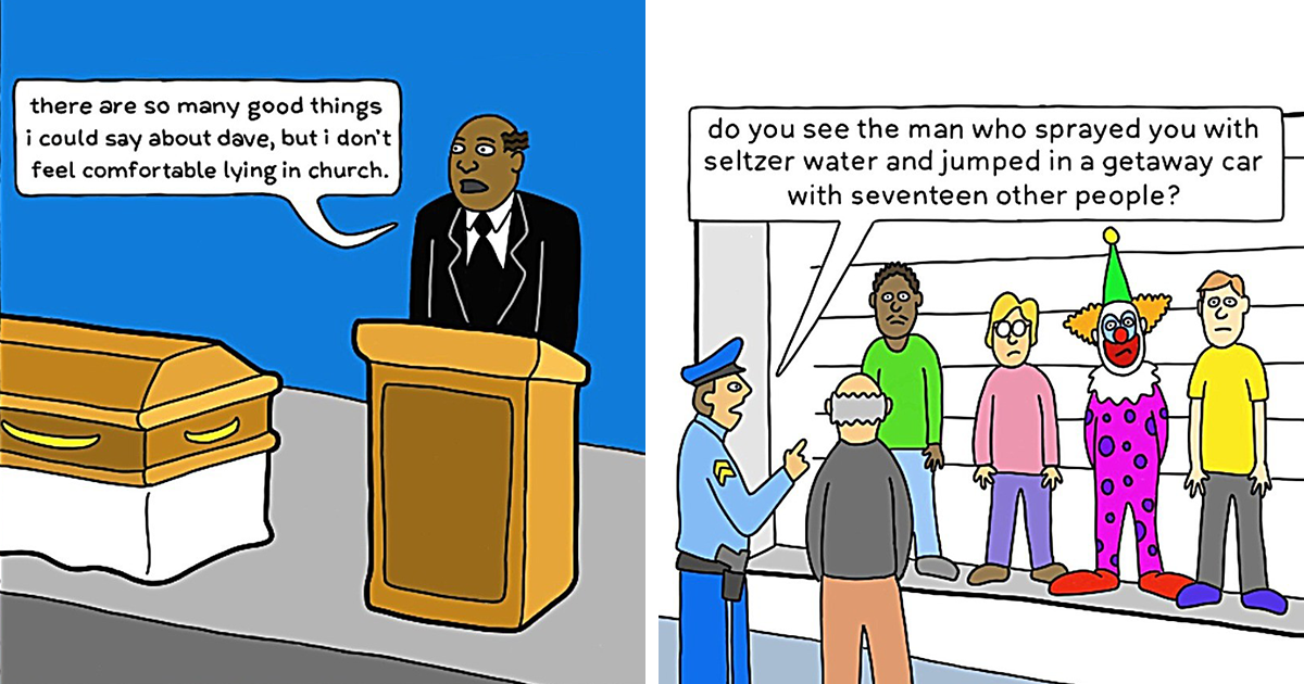 “Eyewash”: My 45 One-Panel Comic Strips With Pithy Humor