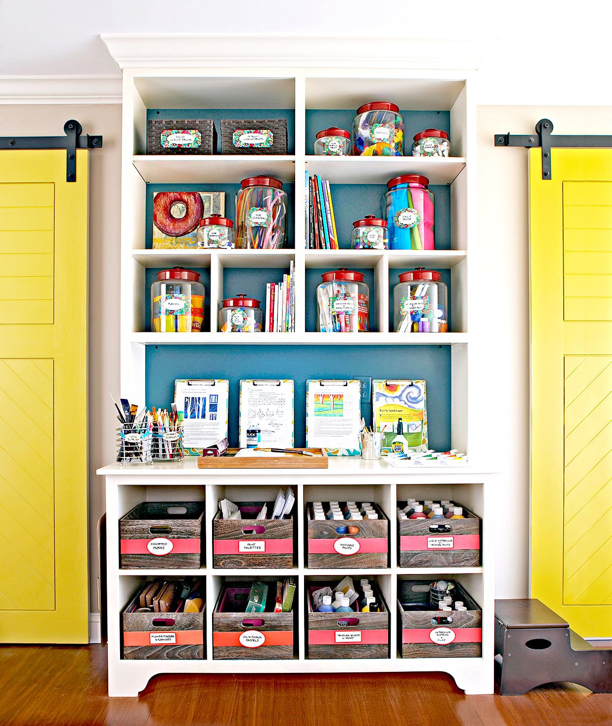 27 Clever Craft Storage Ideas for All Your Creative Supplies