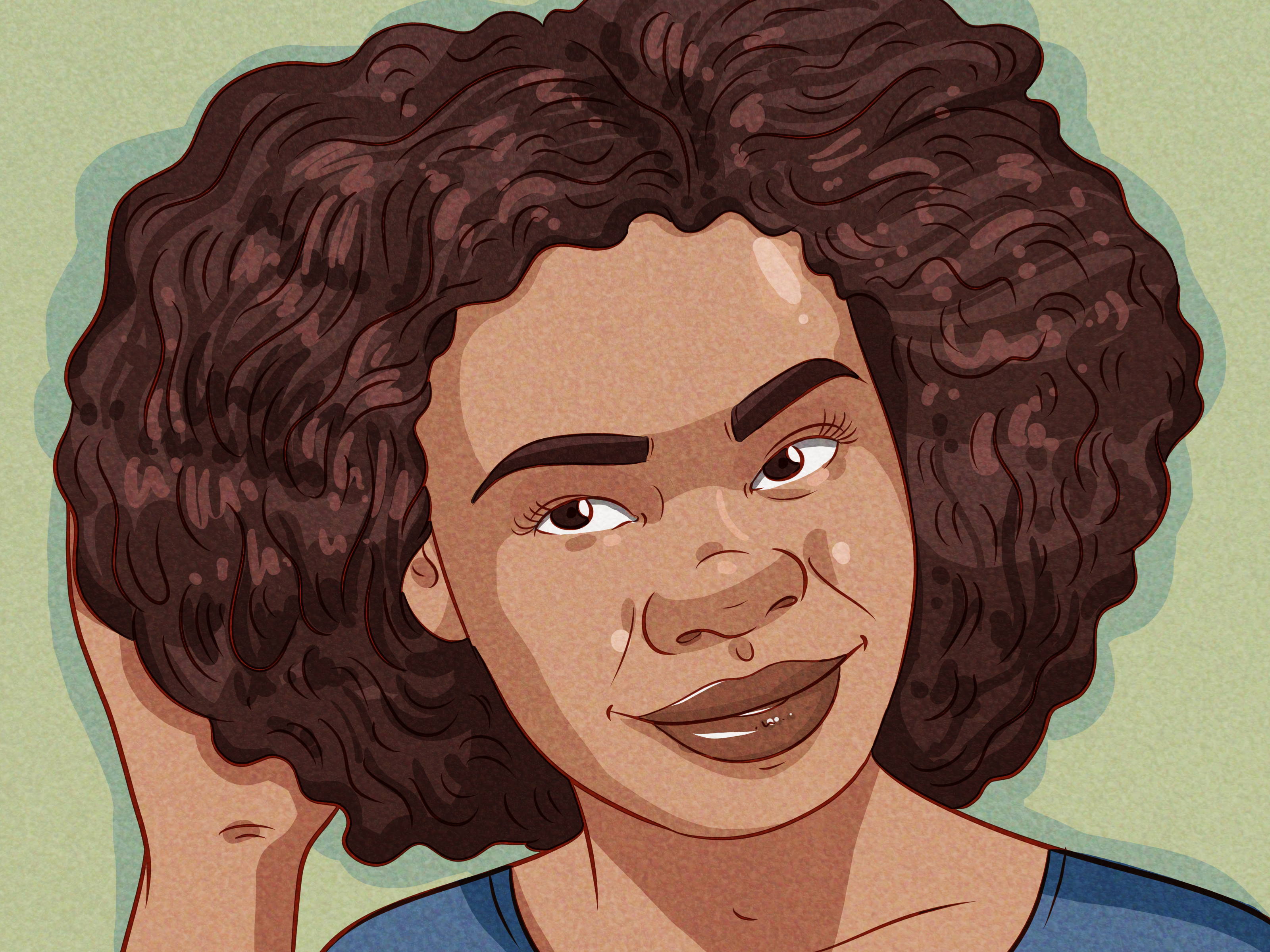 How to Make Your Afro Stand Up with or without a Blow Dryer