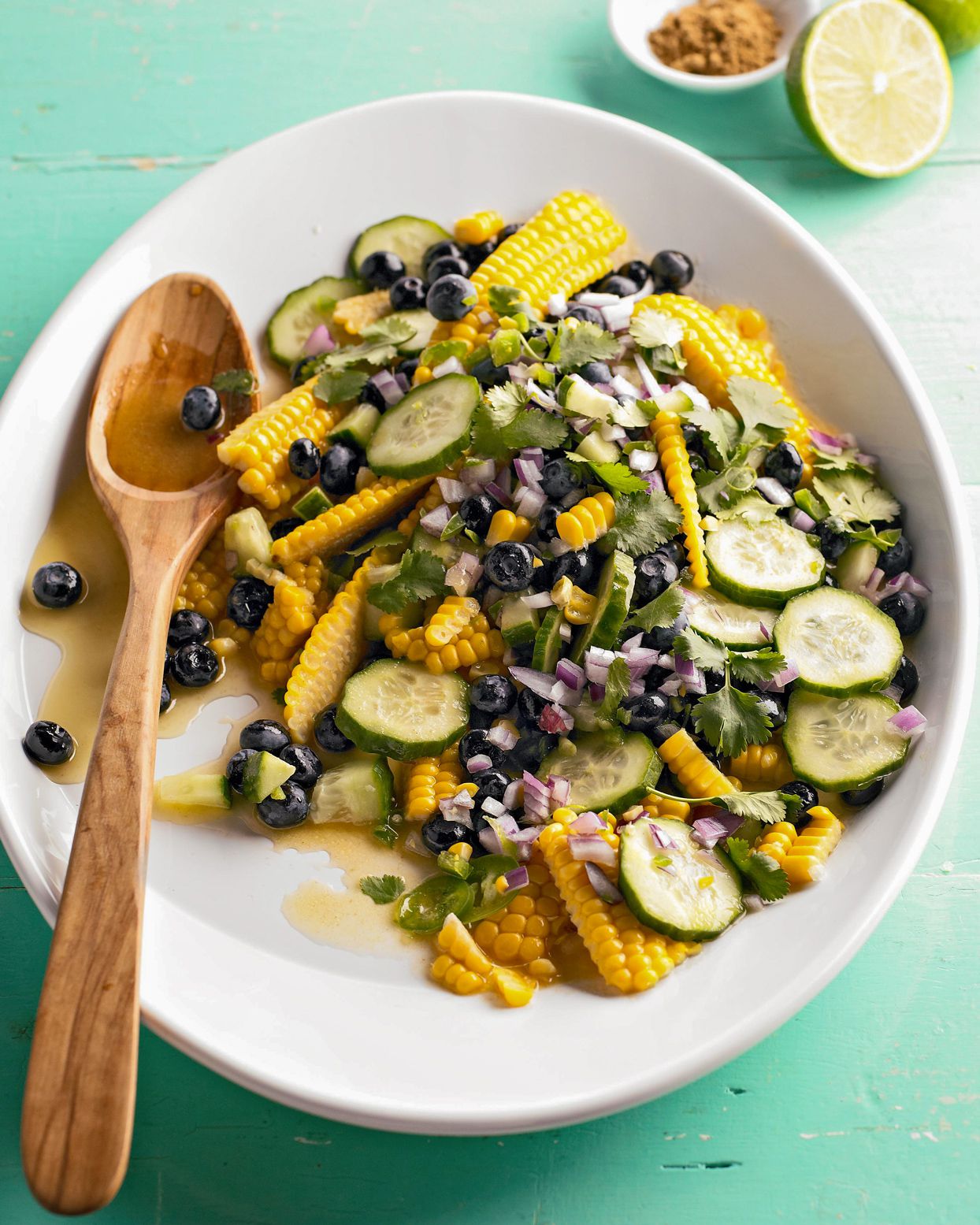 Corn and Blueberry Salad Recipe