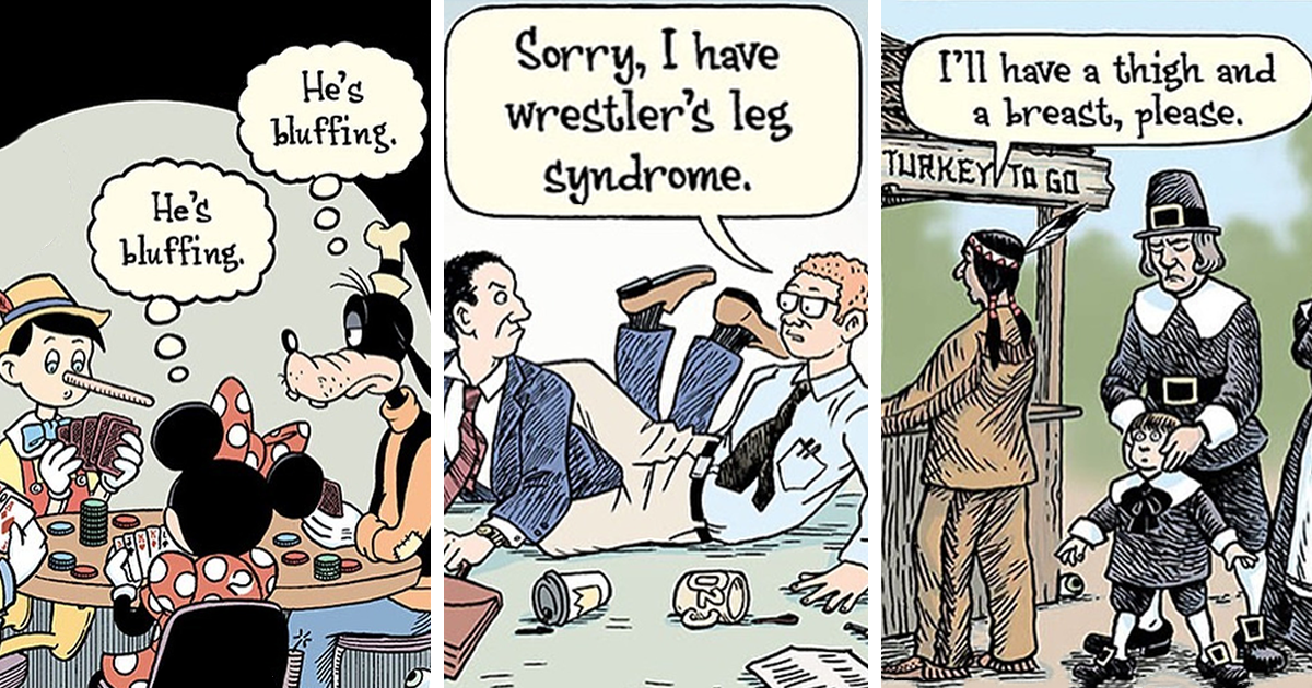 Dan Piraro’s 30 Silly And Funny Single-Panel Comics With Unexpectedly Absurd Situations
